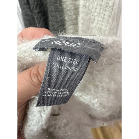 AERIE one size, gray, duo tone, scarf - Picture 8 of 11